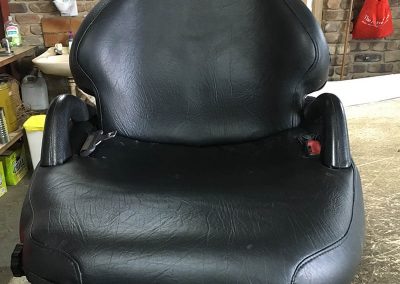 forklift seat re-trim