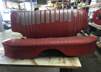 mazda 1200 rear seat old