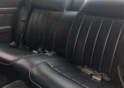 Holden rear seat re-trimmed in Adelaide