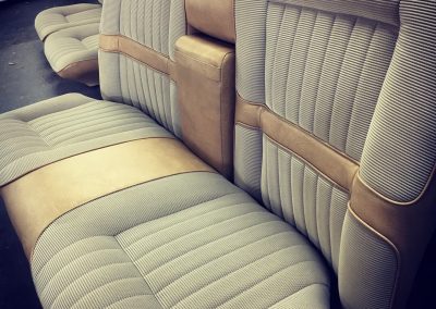 XC Ford rear seats re-trimmed in Fairmont