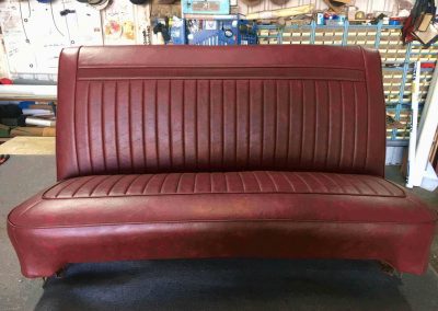 VC Valiant Bench Seat Re-trim in suburban Adelaide