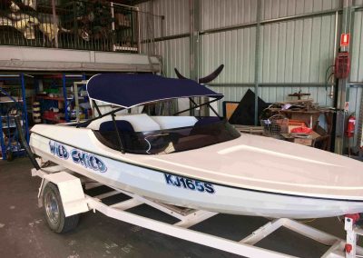 Bimini Top Ski Boat