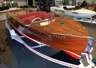 Chriscraft Wooden Boat Re-trim